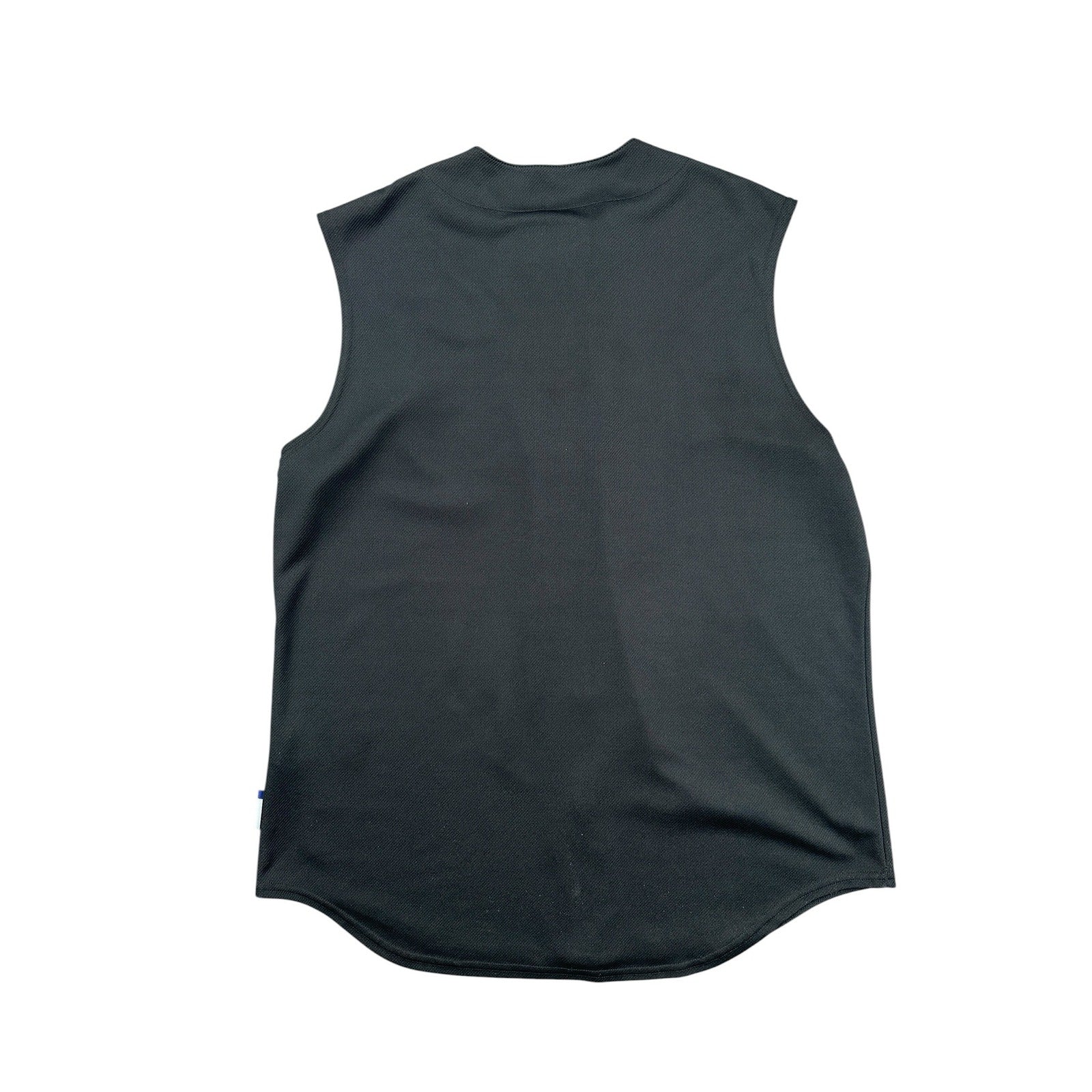 Majestic Texas Rangers Cool Base Blackout Sleeveless Mesh Jersey — Size L