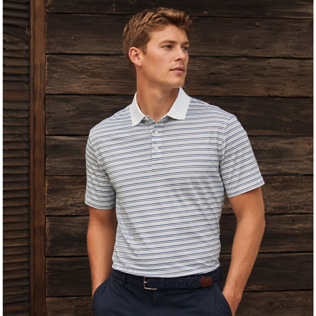 RLX Ralph Lauren Striped Classic Fit Wicking Performance Golf Polo - XL