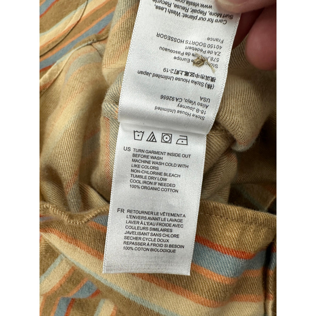Vissla Central Coast Eco Flannel Long Sleeve Button Down Shirt — Size Medium // Preowned
