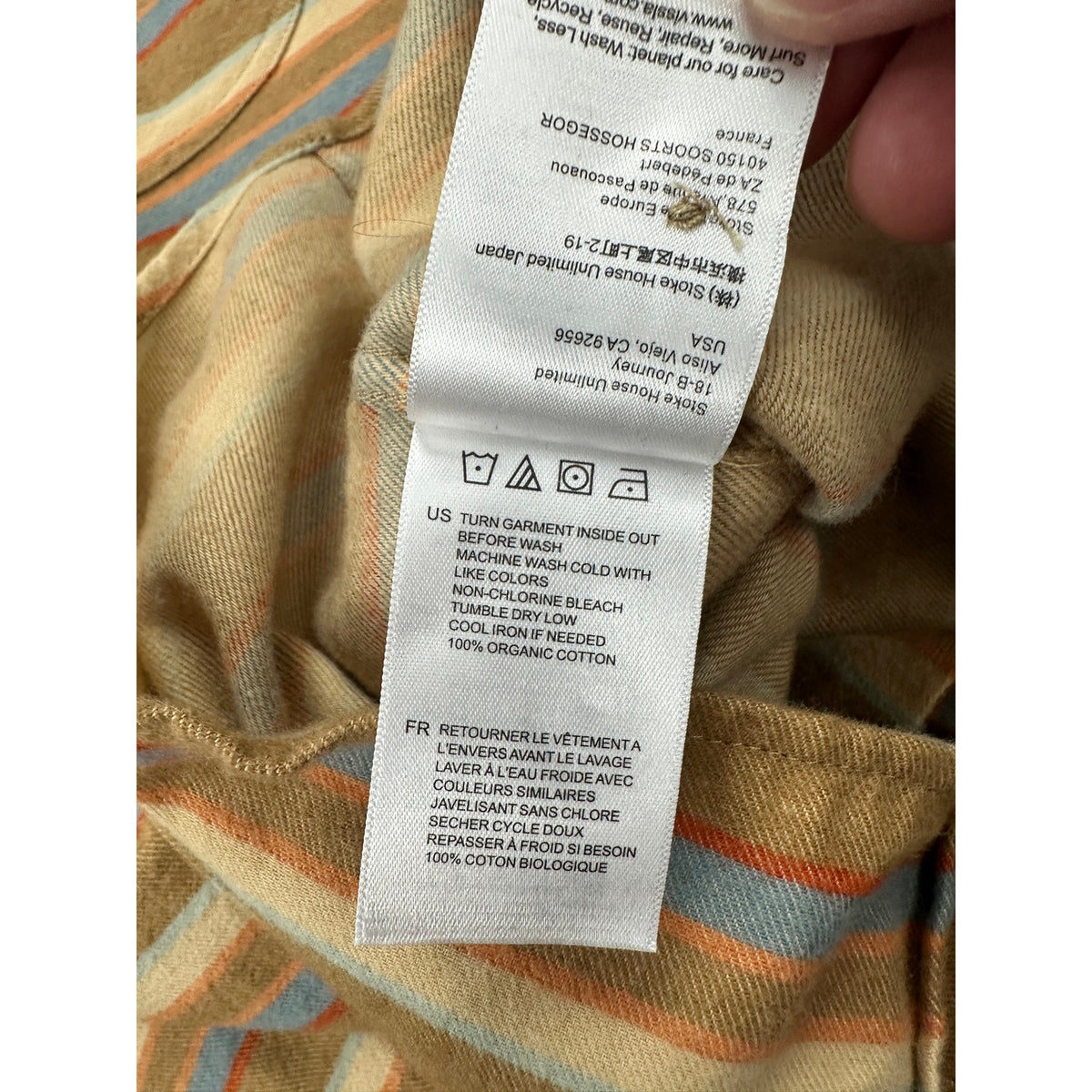 Vissla Central Coast Eco Flannel Long Sleeve Button Down Shirt — Size Medium // Preowned