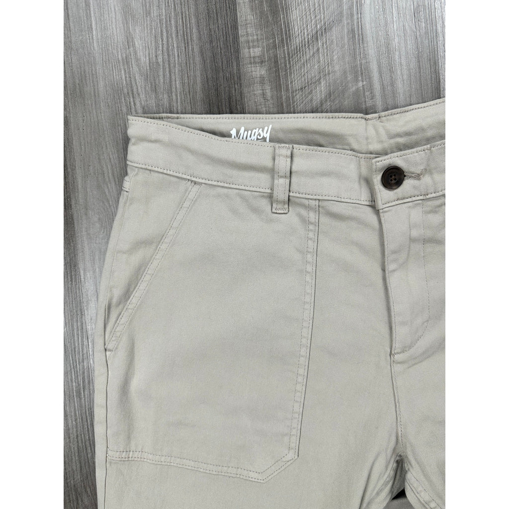 Mugsy Beachwoods Brushed Twill Drawstring 4 Way Stretch Pants — Size 35x32 // Preowned