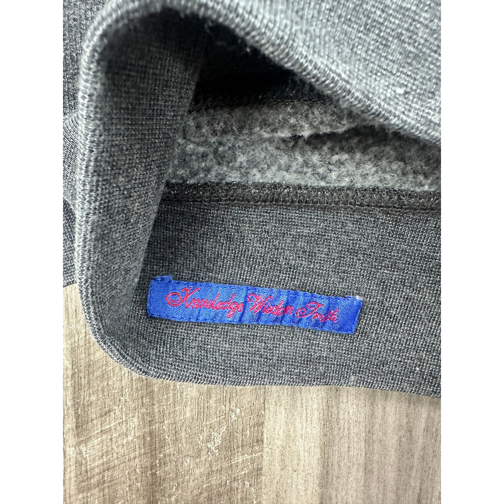 Robert Graham Neon Bones Graphic Long Sleeve Sweatshirt in Charcoal — Size 2XL