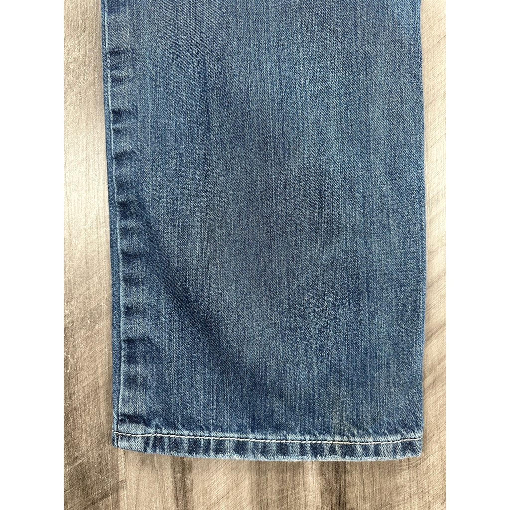 Ariat M4 Low Rise Coltrane Boot Cut Jean in Durango Blue — Size 36x32 // Preowned