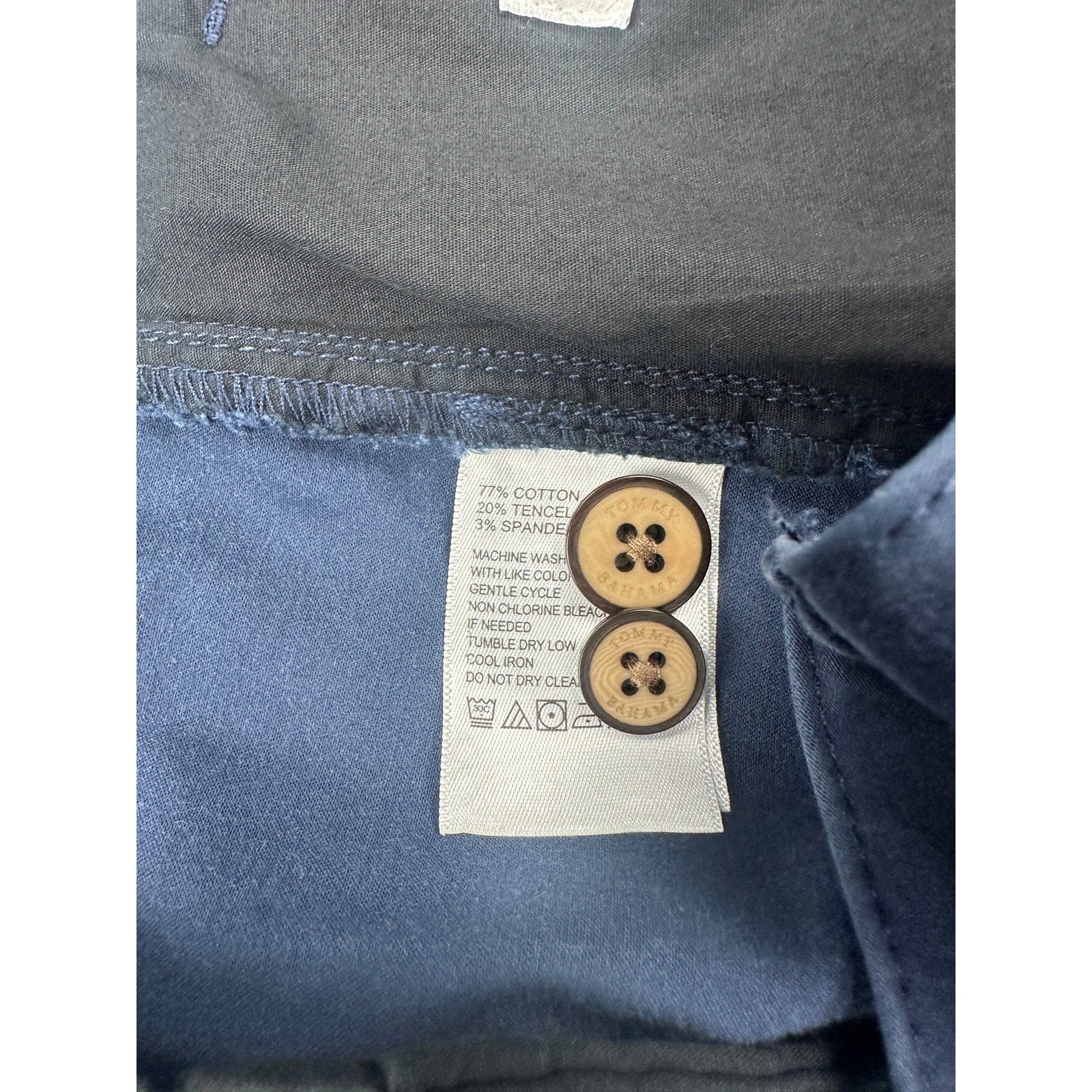 Tommy Bahama Boracay 12" Stretch Chino Shorts in Maritime Navy — Size 44