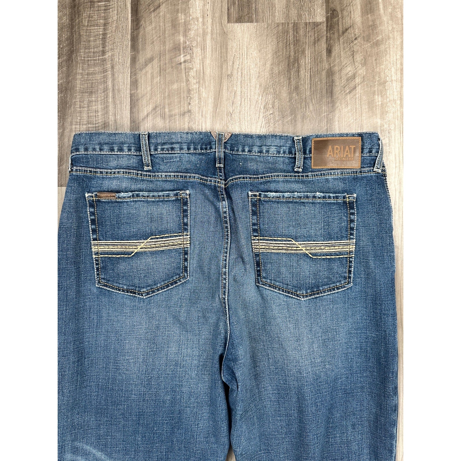 Ariat Ledge M4 Low Rise Bootcut Jeans in Blue — Size 44x32 // Preowned