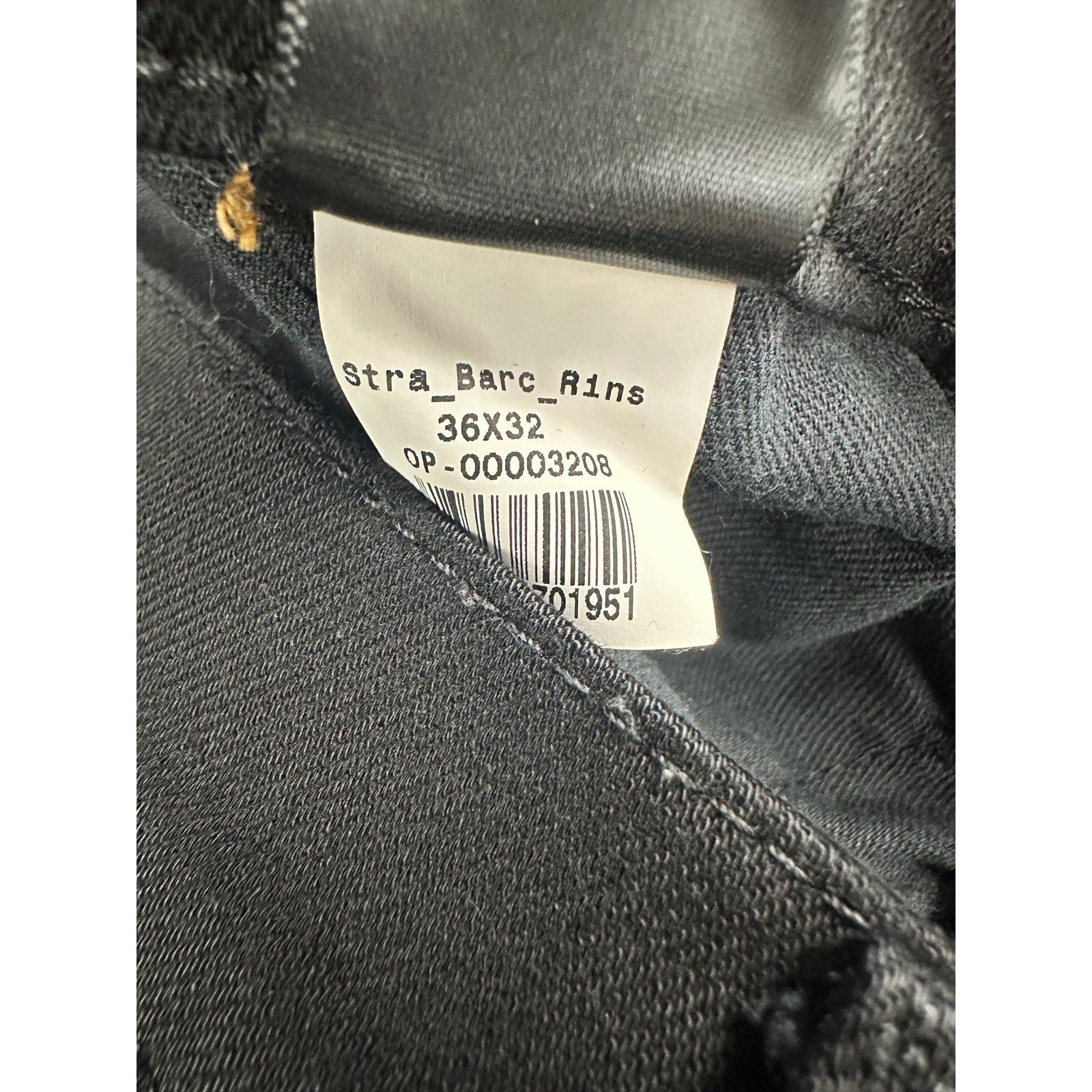 Mott and Bow Straight Barclay Jean in Black — Size 36x32 // Preowned