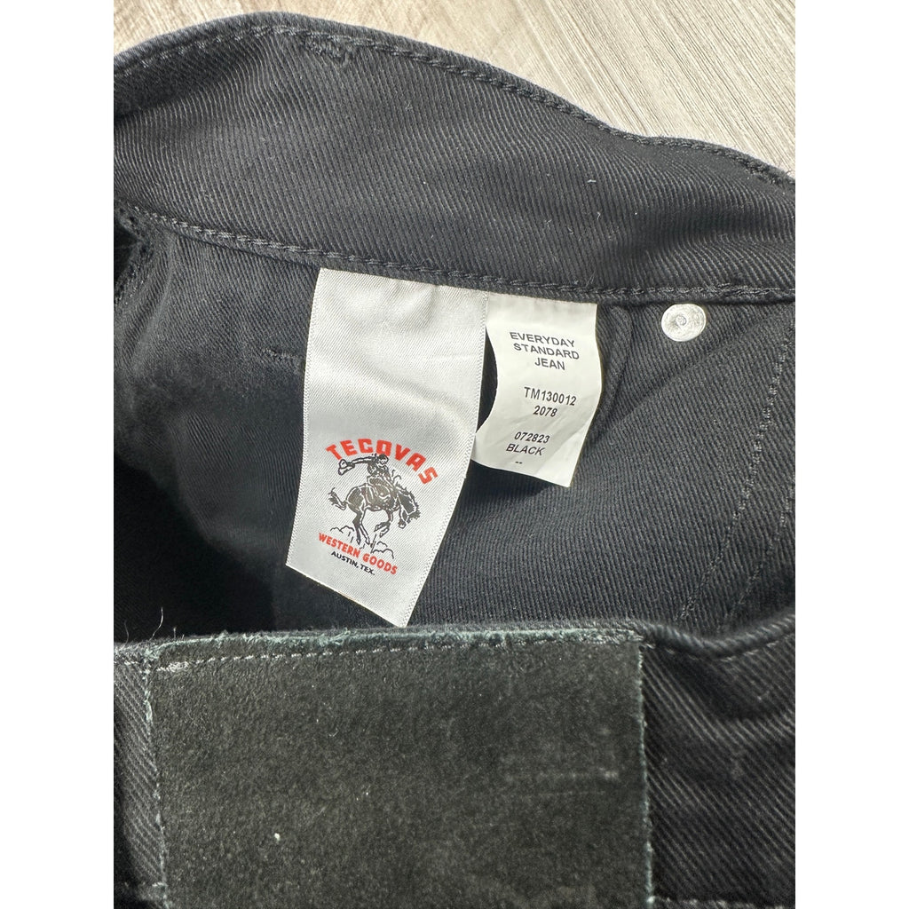 Tecovas Everyday Standard Straight Jeans in Black — Size 34x32 // Preowned