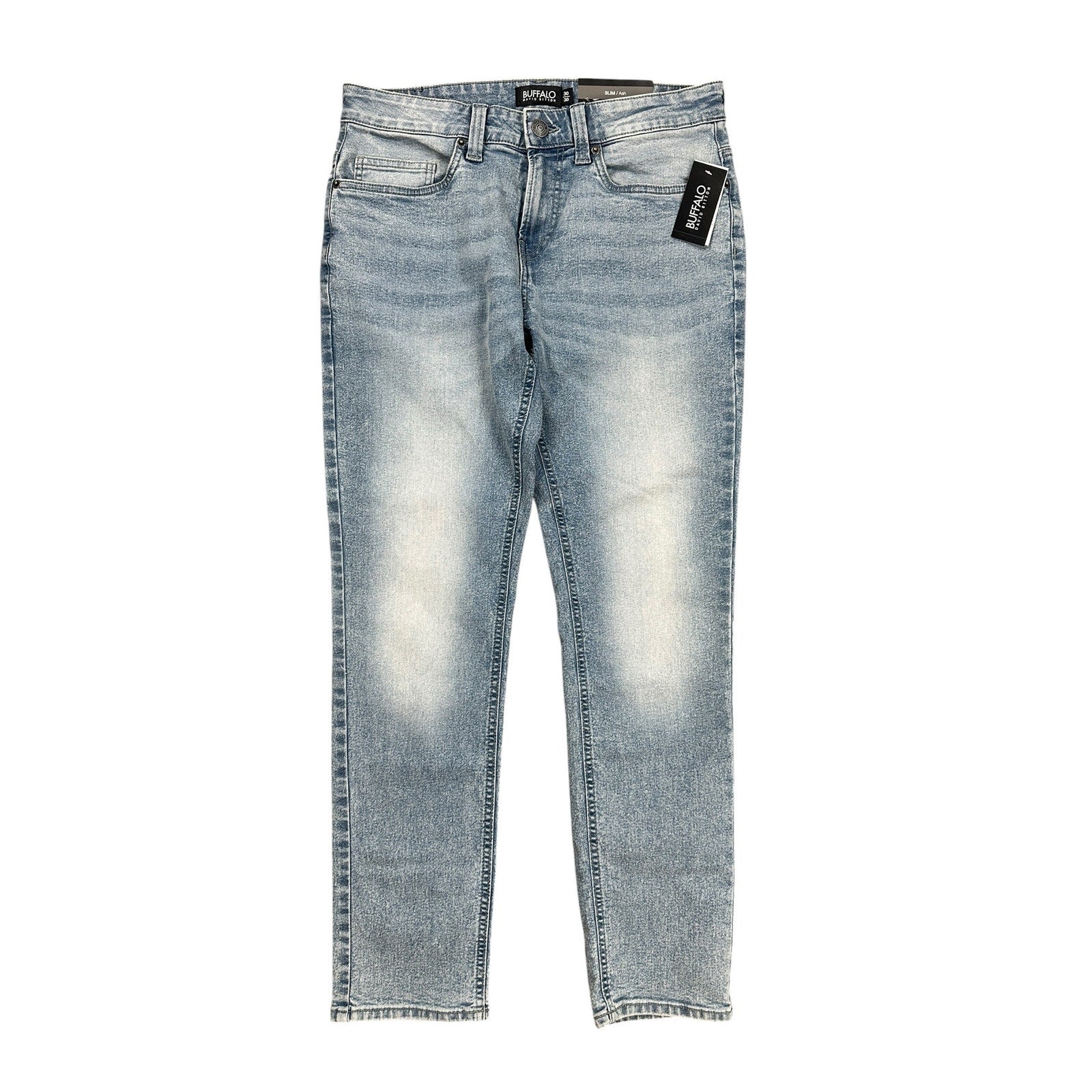 Buffalo David Bitton Ash Slim Fit Vintage Wash Jeans — 30x30