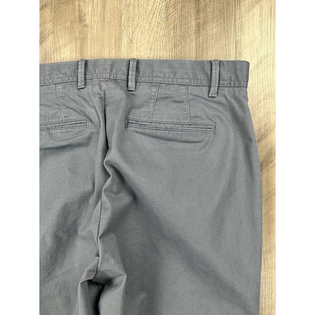 Reiss Stretch Chino Pants in Slate Gray — Size 34 Regular // Preowned