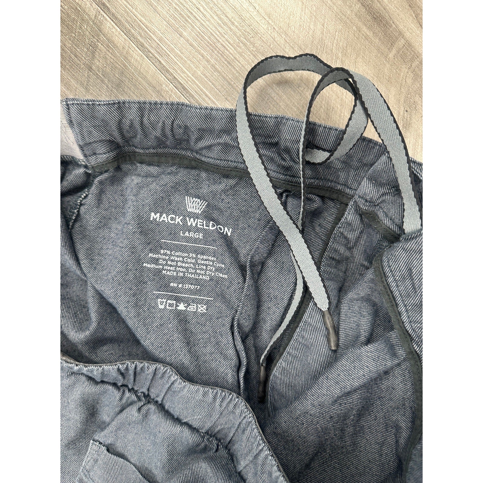 Mack Weldon Radius Stretch Twill Chino Jogger in Charcoal — Size Large // Preowned