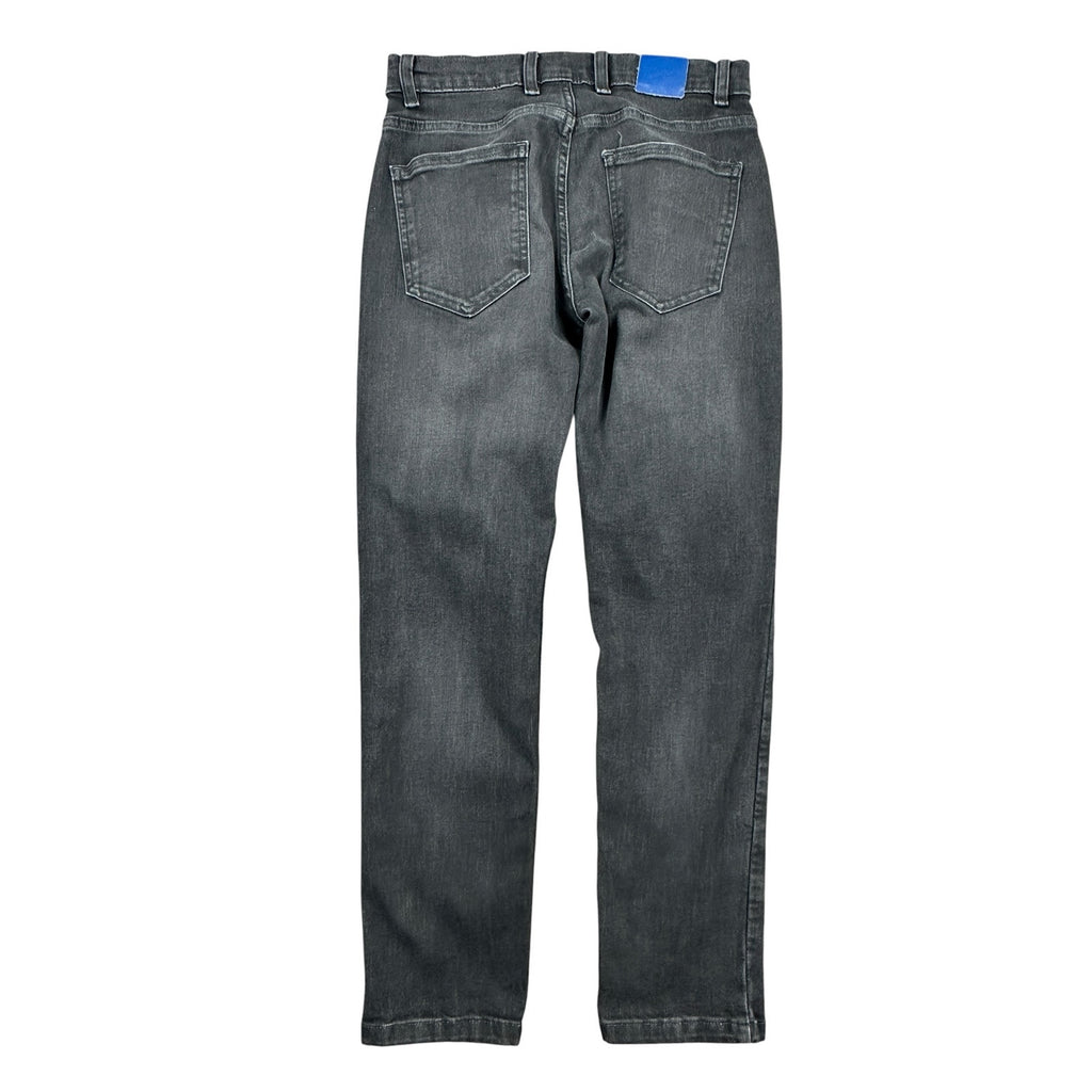 Mugsy Mags Modern Slim Straight Stretch Jean in Washed Black — Size 30x30 // Preowned