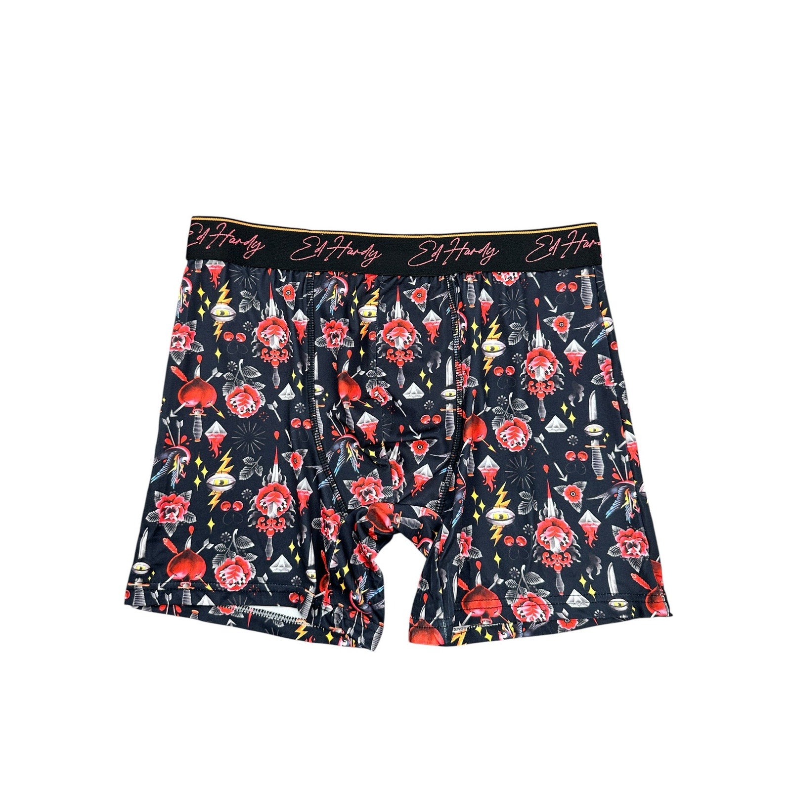 Ed Hardy Performance Boxer Briefs 4-Pack — Size Medium