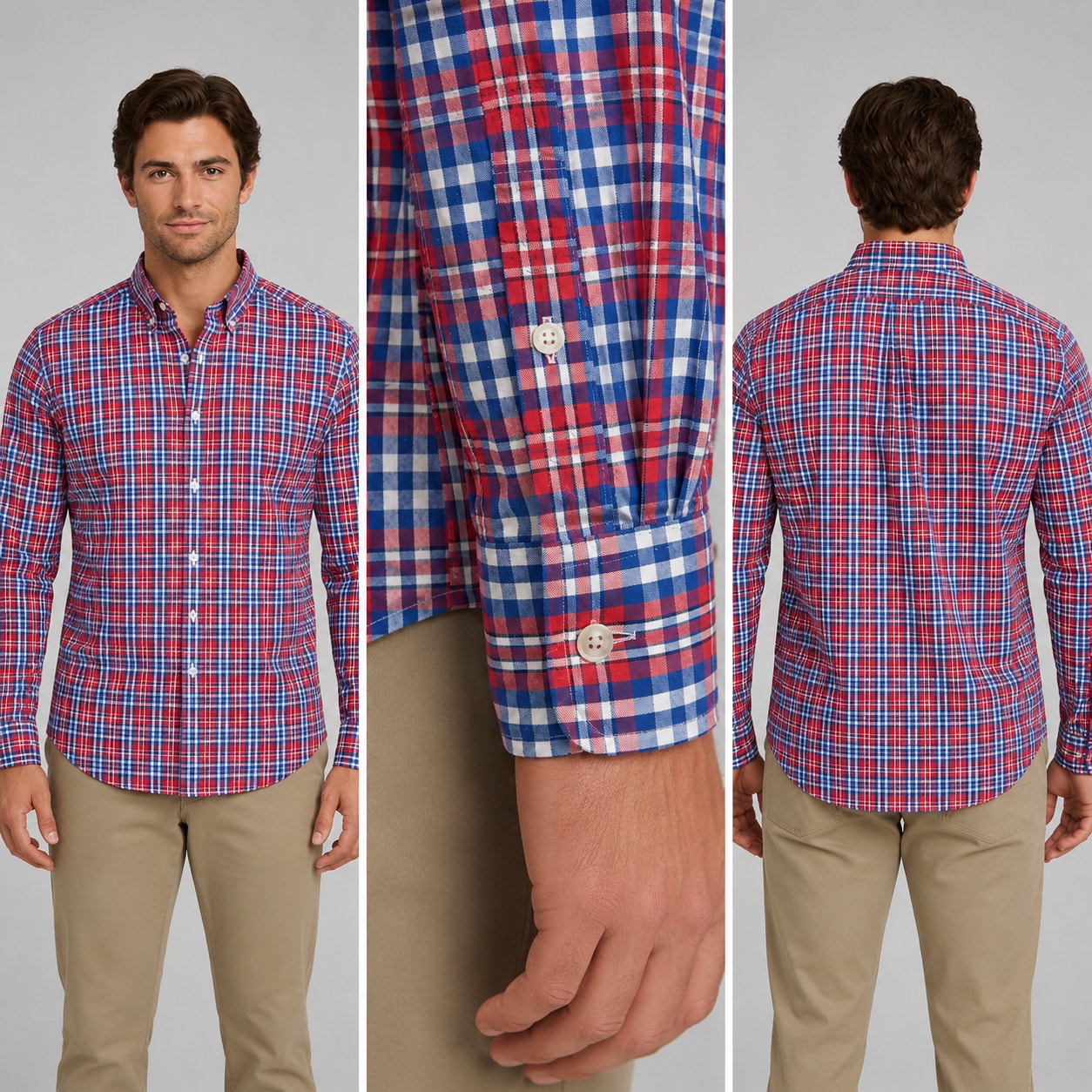 Vineyard Vines Gilbert’s Pond Plaid Slim Fit Tucker Long Sleeve Button Down - XL
