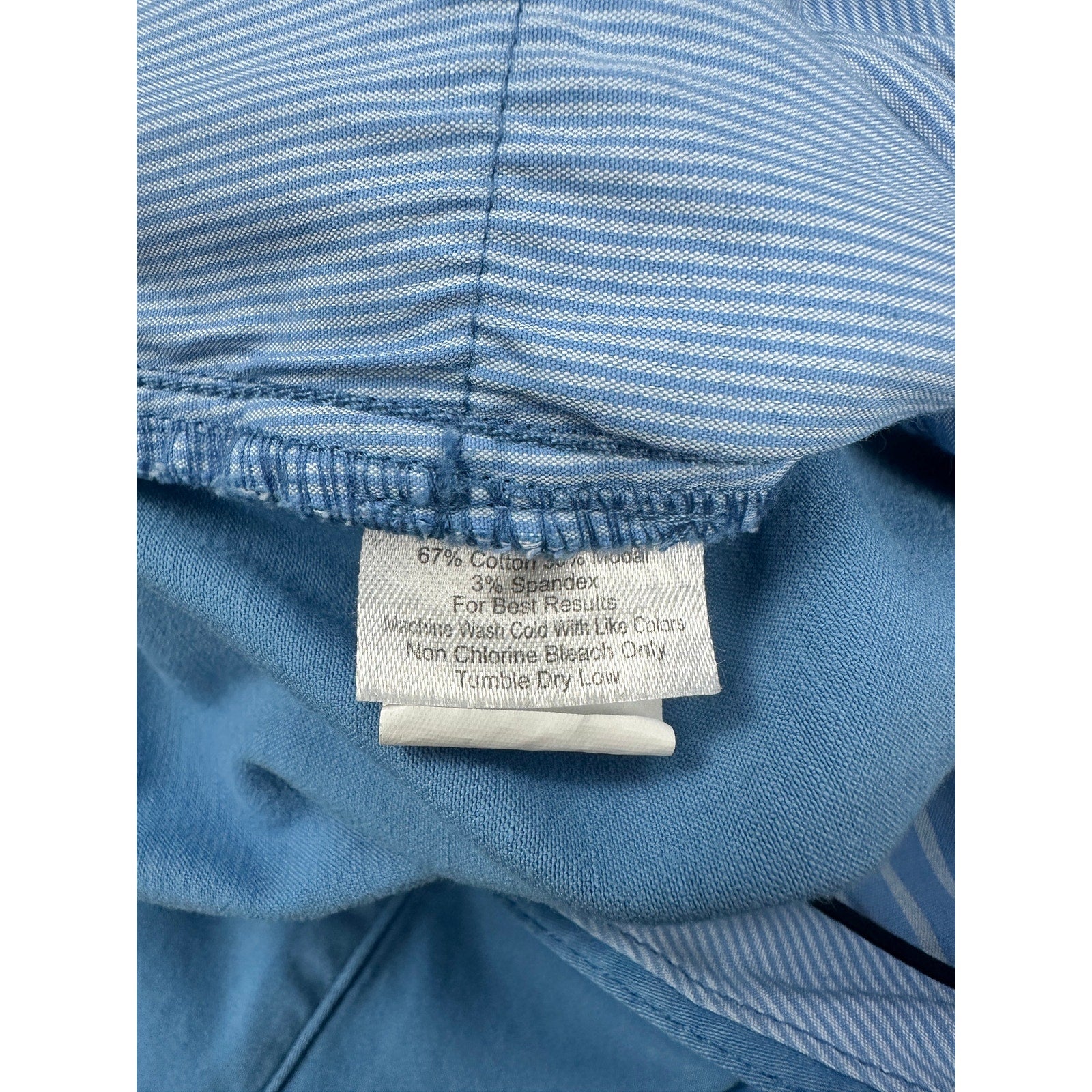 Peter Millar Signature Sateen Five Pocket Pants in Light Blue — Size 40 // Preowned