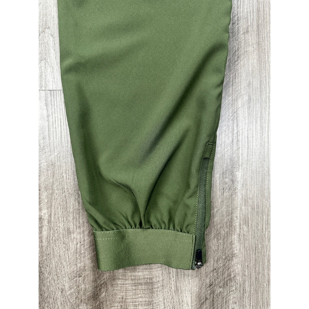 Primo Performance Golf Jogger Pants in Olive Green — Size 34 // Preowned