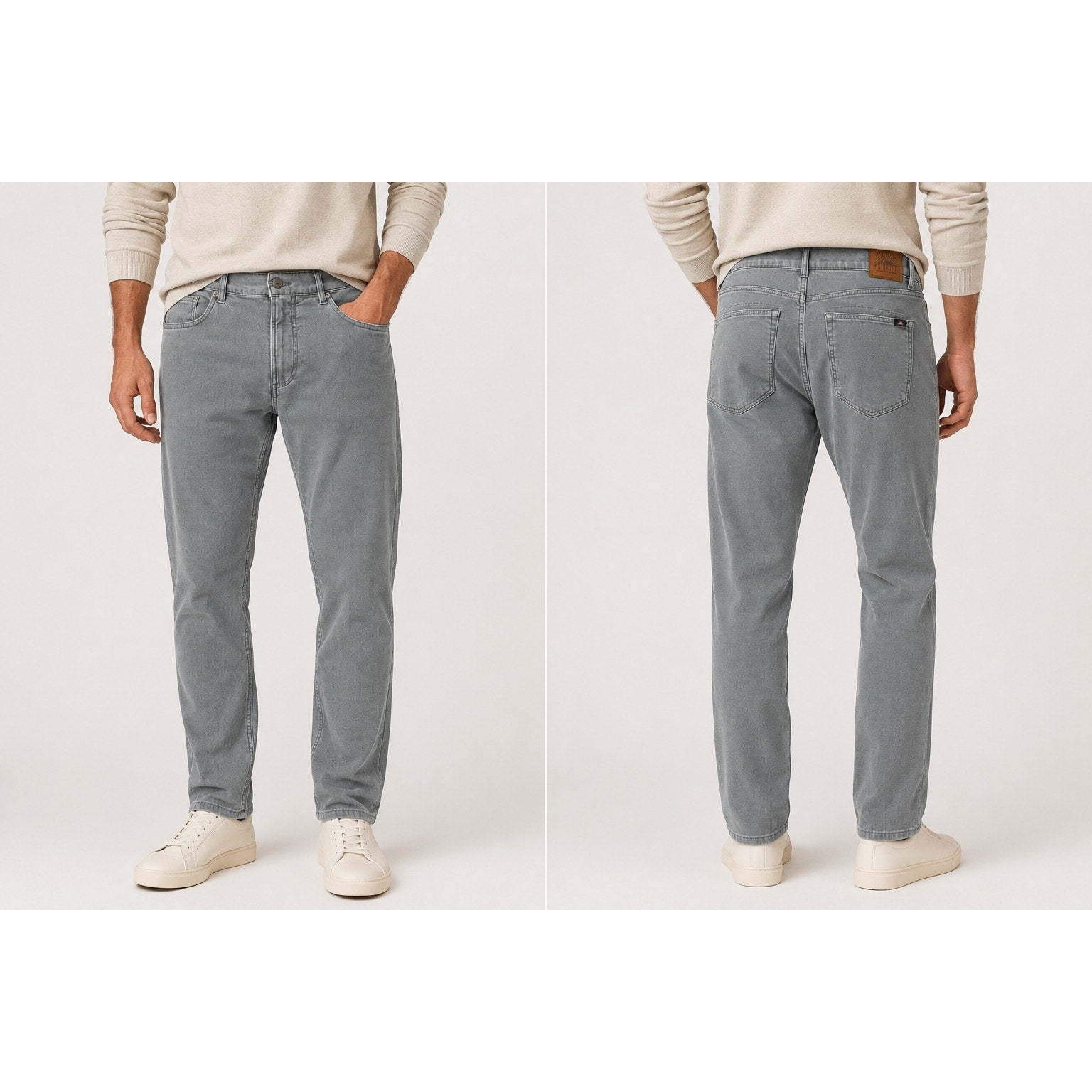 Faherty Stretch Terry Five Pocket Pants in Slate — Size 33 // Preowned