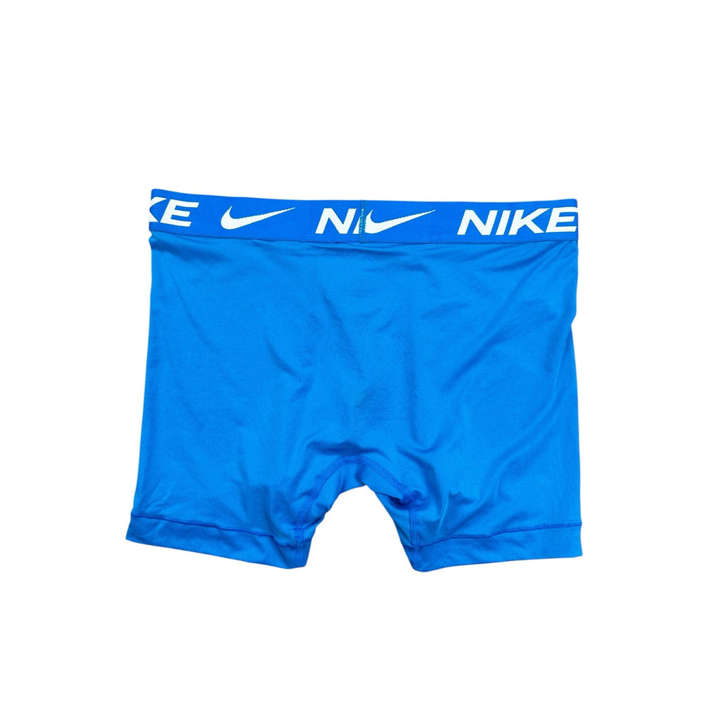 Nike Essential Micro Dri-FIT Boxer Brief 3-Pack in Black Blue Gray — Size Large