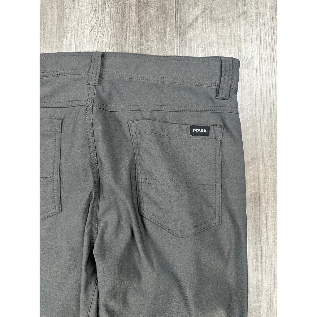 Prana Brion Performance Pants II in Charcoal Gray — Size 33x32 // Preowned