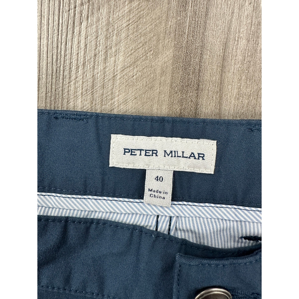 Peter Millar Crown Comfort Five-Pocket Pant in Navy — Size 40
