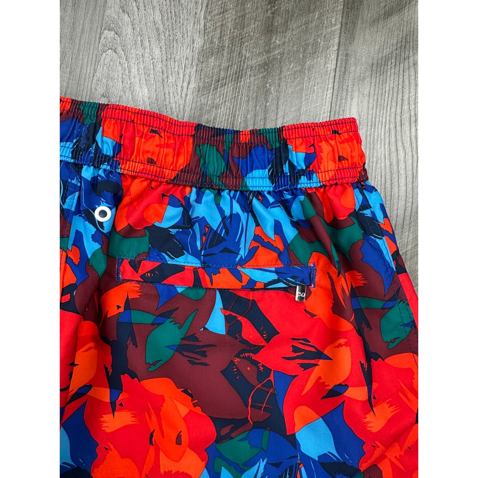 2(X)IST Floral Swim Trunks in Red, Maroon, Blue, Green — Size Large // Preowned