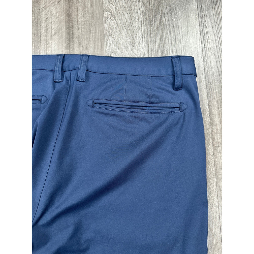 Rhone Slim Fit Commuter Pants in Navy Flex-Knit — Size 34 // Preowned