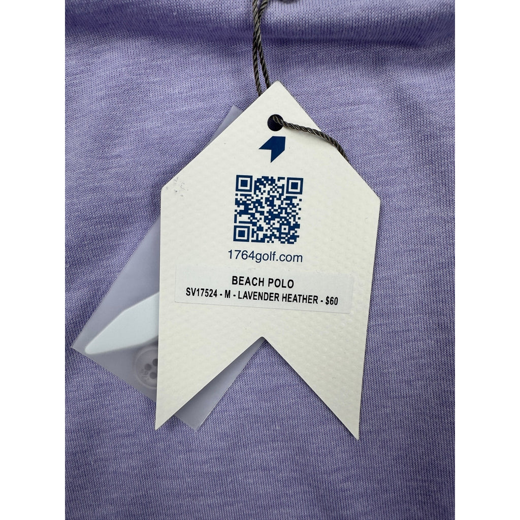 1764 Signature Beach Polo in Lavender Heather — Size Medium