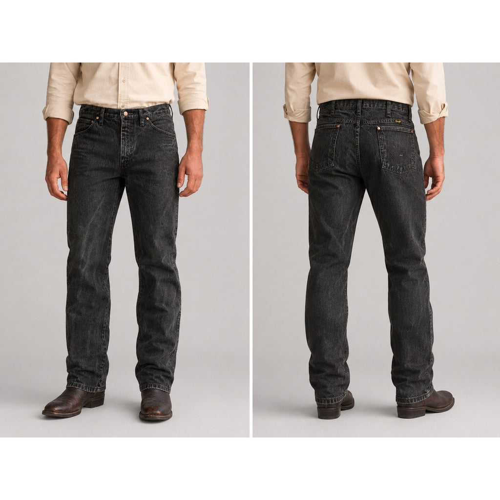 Wrangler Cowboy Cut Slim Fit Jean in Chocolate Brown — Size 34x34 // Preowned