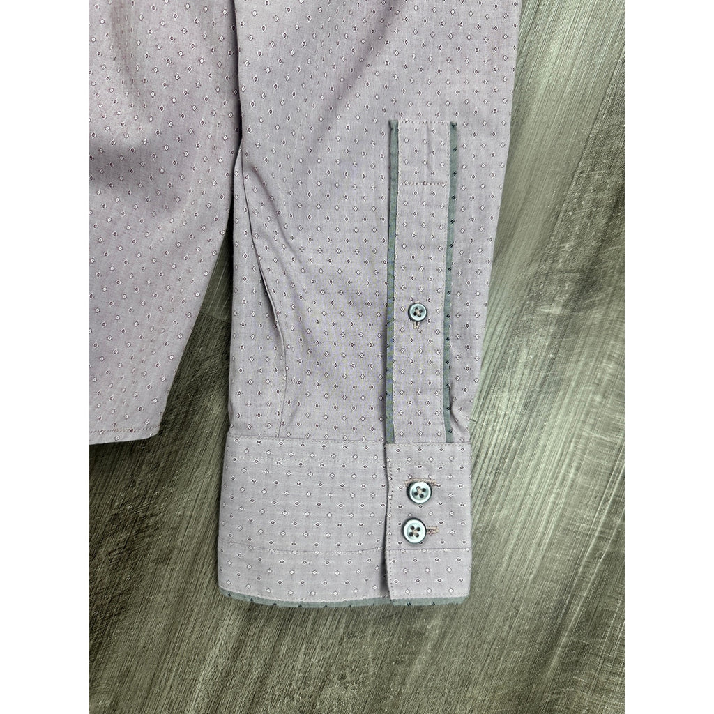 7 Diamonds Weekend Love Long Sleeve Button Down in Burgundy — Size 2XL // Preowned