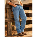 Wrangler Premium Performance Cowboy Cut Regular Fit Jean in Blue — Size 35x32 // Preowned