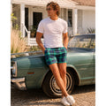 Chubbies Performance Everywhere 6-Inch Hybrid Drawstring Shorts in Green Blue Brown Yellow Cream — Size 2XL // Preowned