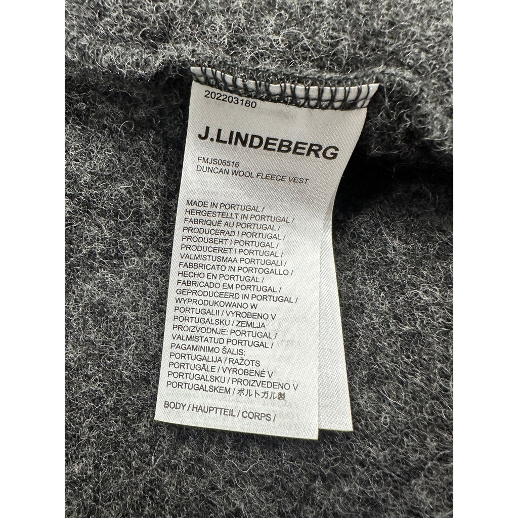 J. Lindeberg Duncan Wool Fleece Vest — Size Medium // Preowned