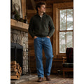 L.L. Bean Double L Classic Fit Flannel-Lined Jeans in Blue — Size 34x34 // Preowned