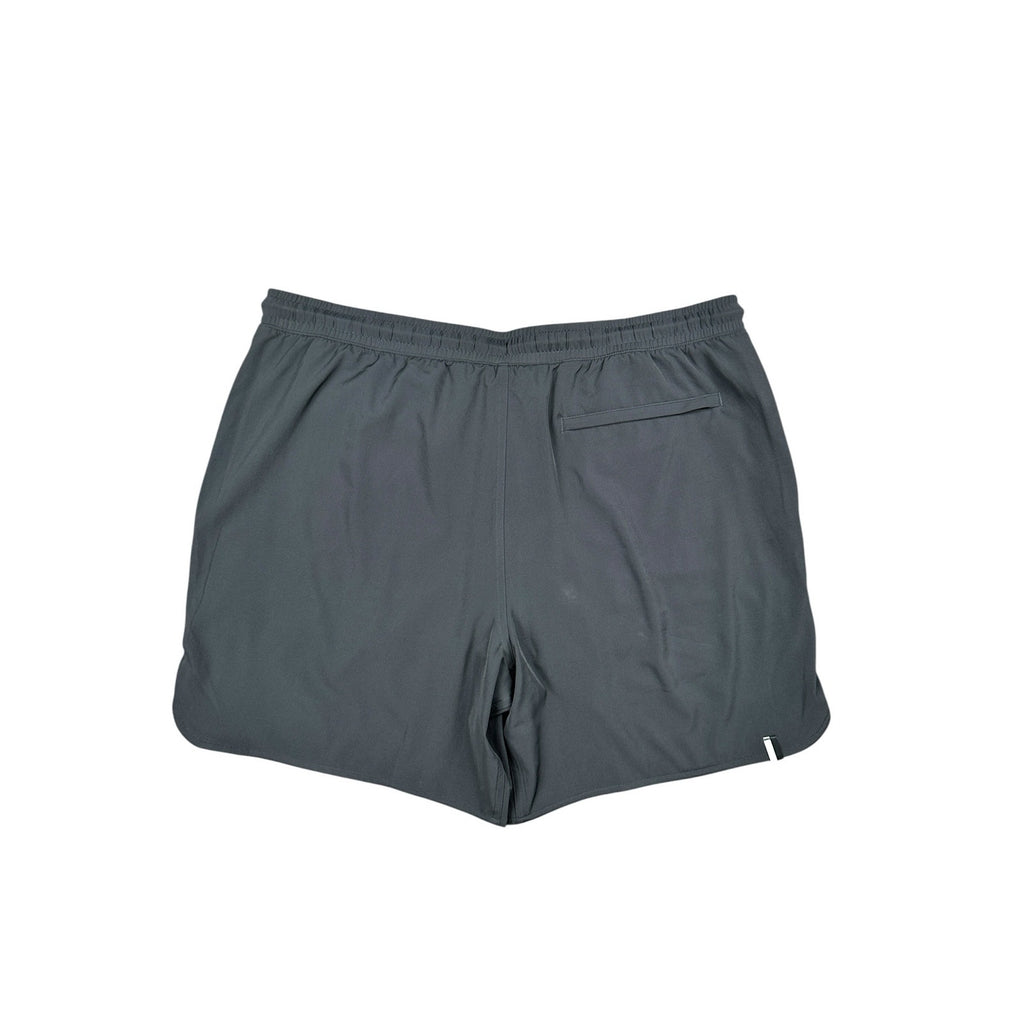 Rhoback The Deadlifts Lined Grit Gym Shorts in Graphite Grey — Size 2XL