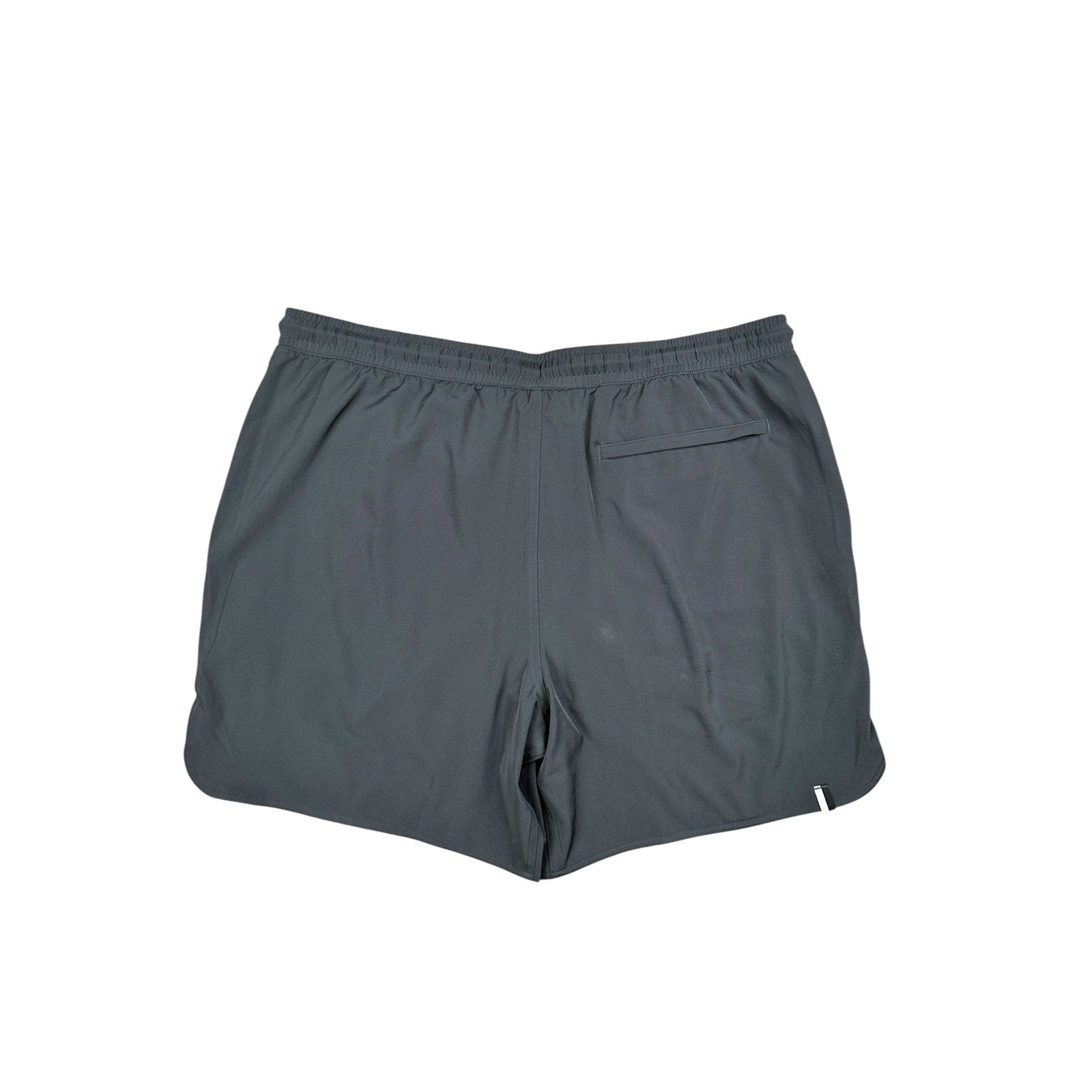 Rhoback The Deadlifts Lined Grit Gym Shorts in Graphite Grey — Size 2XL