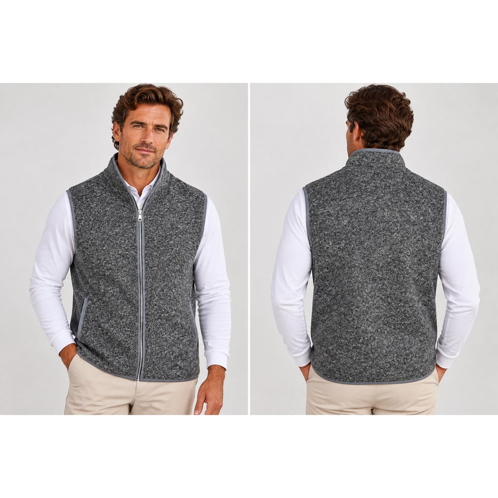 J. Lindeberg Duncan Wool Fleece Vest — Size Medium // Preowned