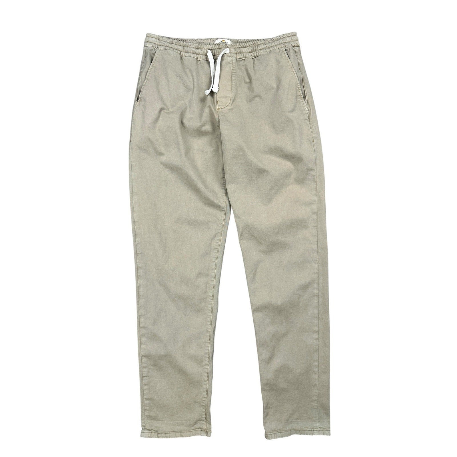 Marine Layer Saturday Athletic Fit Beach Pant in Tan — Size Medium // Preowned