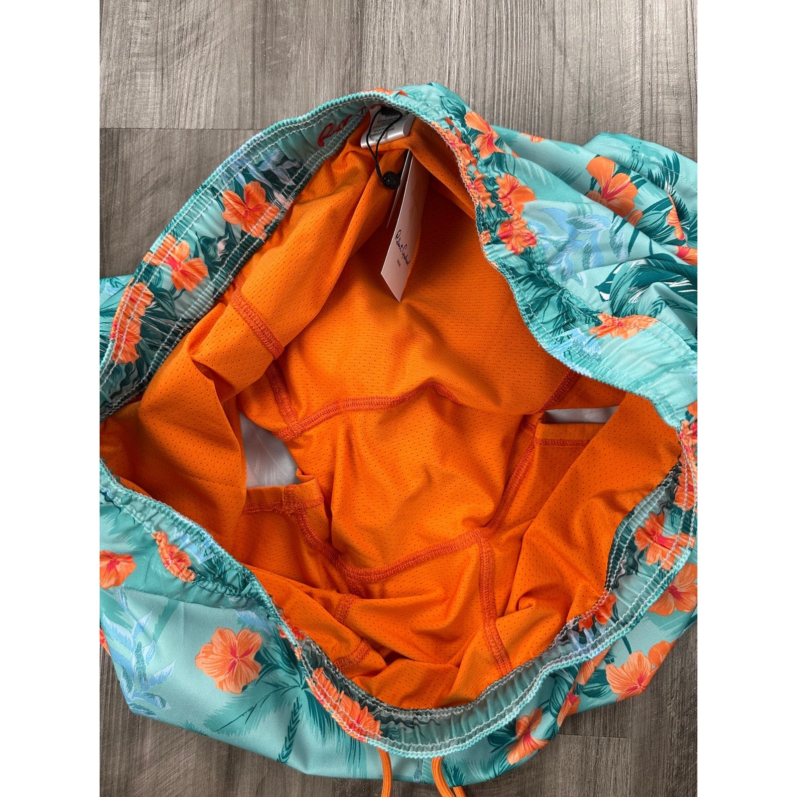 Robert Graham Floral Tropical Forest Swim Trunks — Size 2XL
