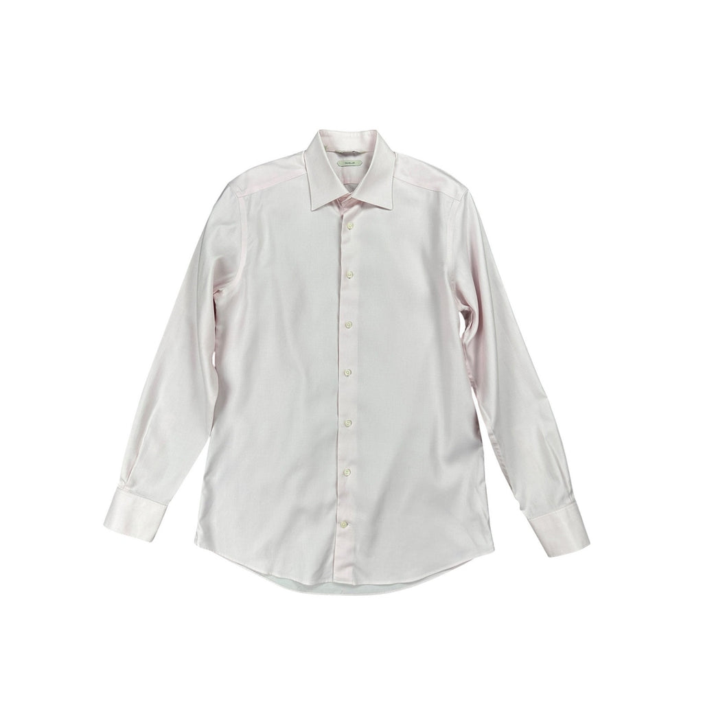 Suitsupply Traveller Slim Fit Long Sleeve Button Down in Pink — Size Medium // Preowned
