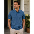 Fair Harbor Atlantic Polo in Dark Denim — Size 2XL