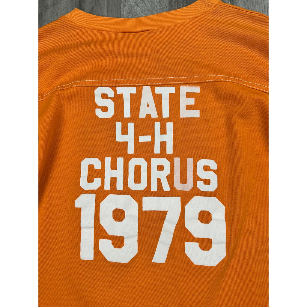 Artex Vintage Made in USA Oklahoma State Cowboys 1979 4-H Chorus 3/4 Sleeve Tee — Size Large // Preowned