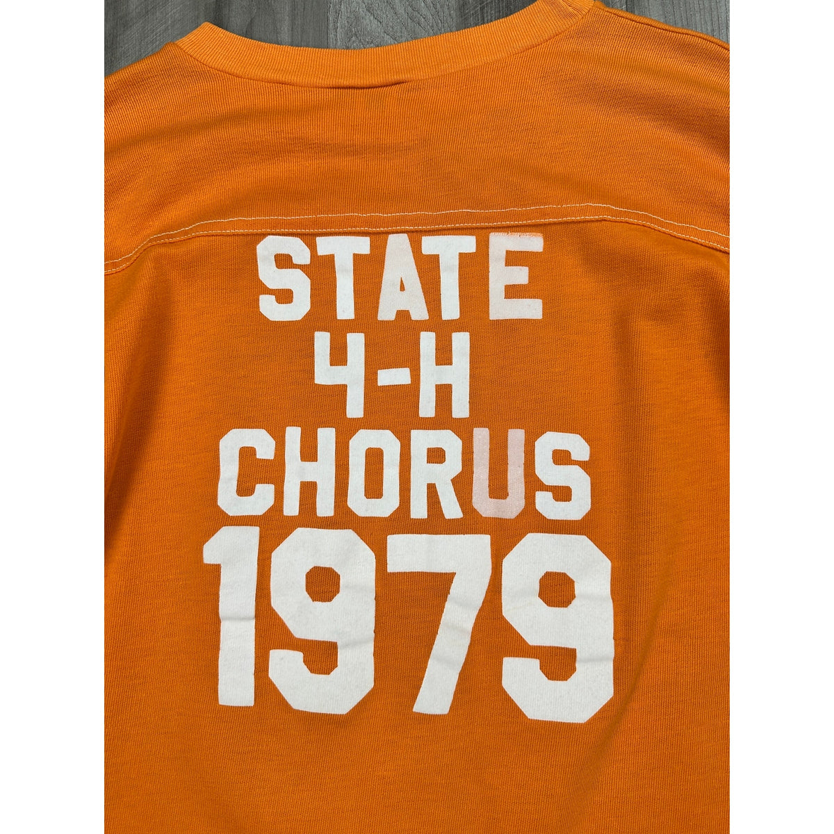 Artex Vintage Made in USA Oklahoma State Cowboys 1979 4-H Chorus 3/4 Sleeve Tee — Size Large // Preowned