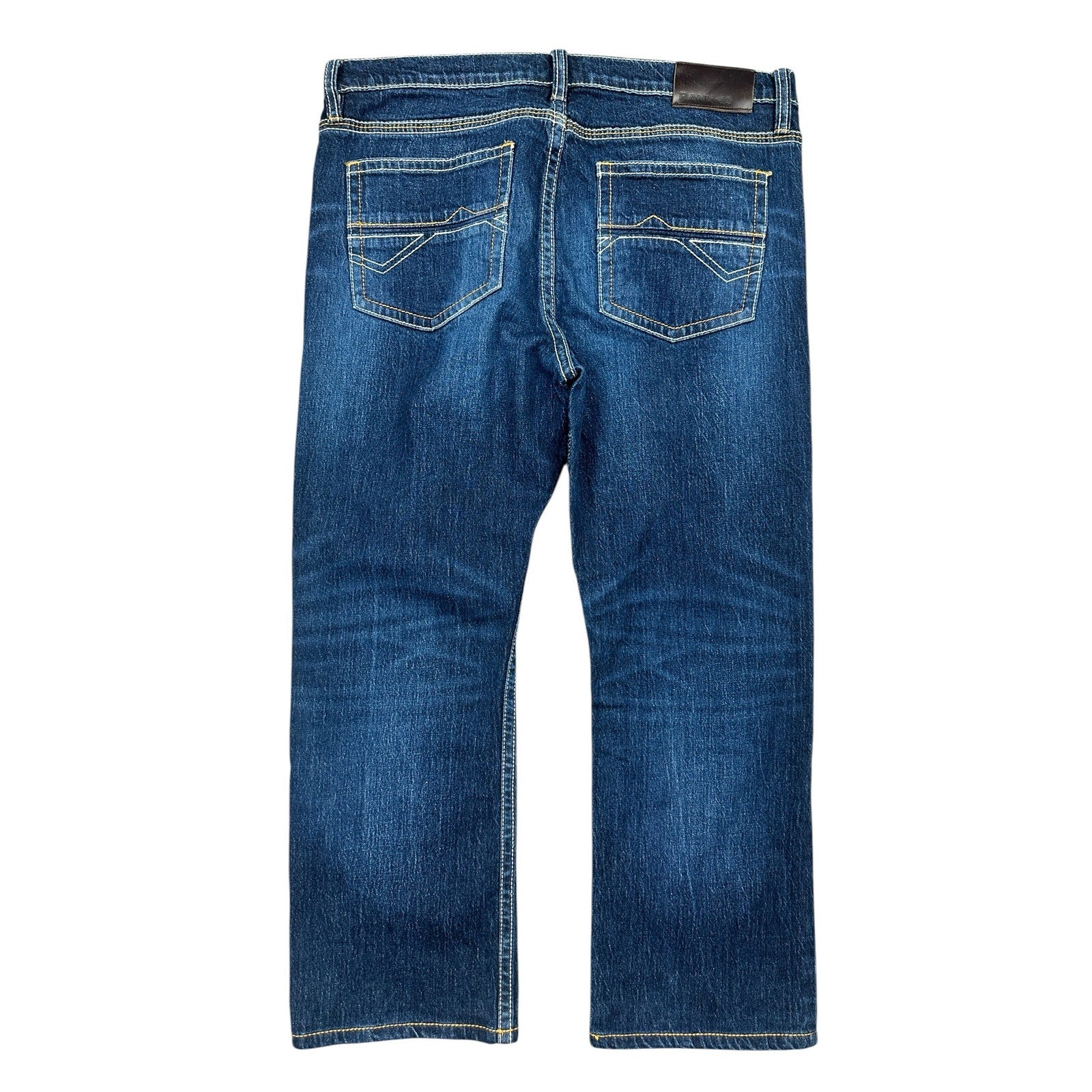 Rank 45 Slim Straight Jeans in Midnight Hawk Blue — Size 36 // Preowned