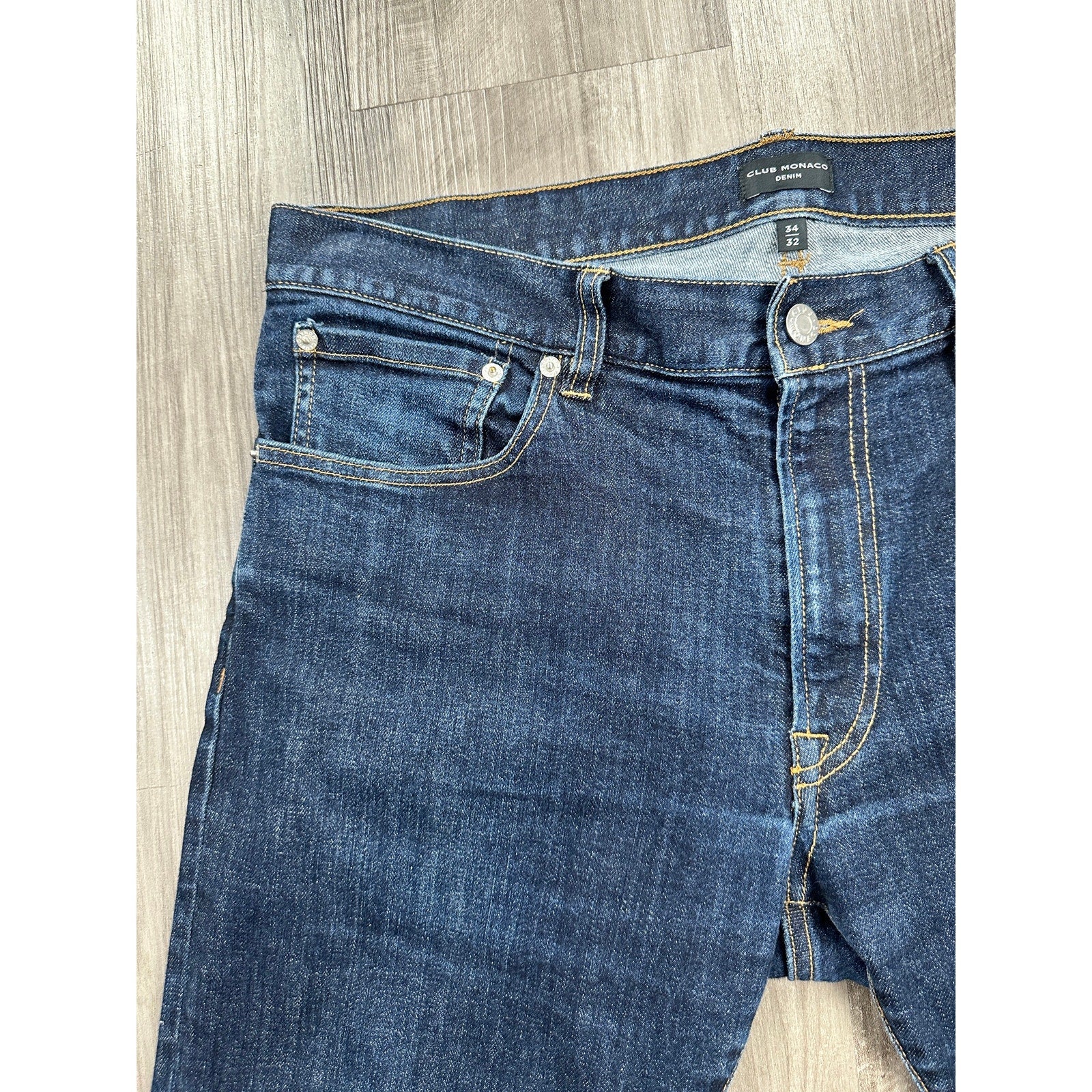 Club Monaco Super Slim Stretch Jean in Blue — Size 34x32 // Preowned