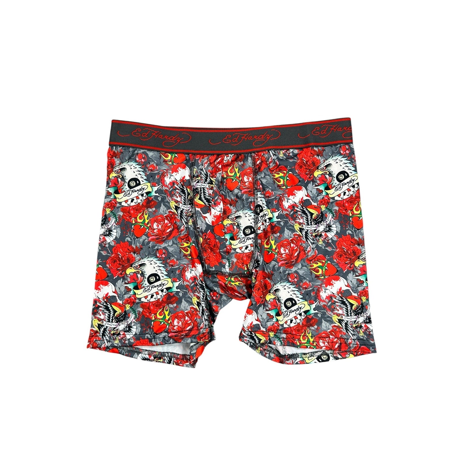 Ed Hardy Performance Boxer Briefs 4-Pack — Size Medium