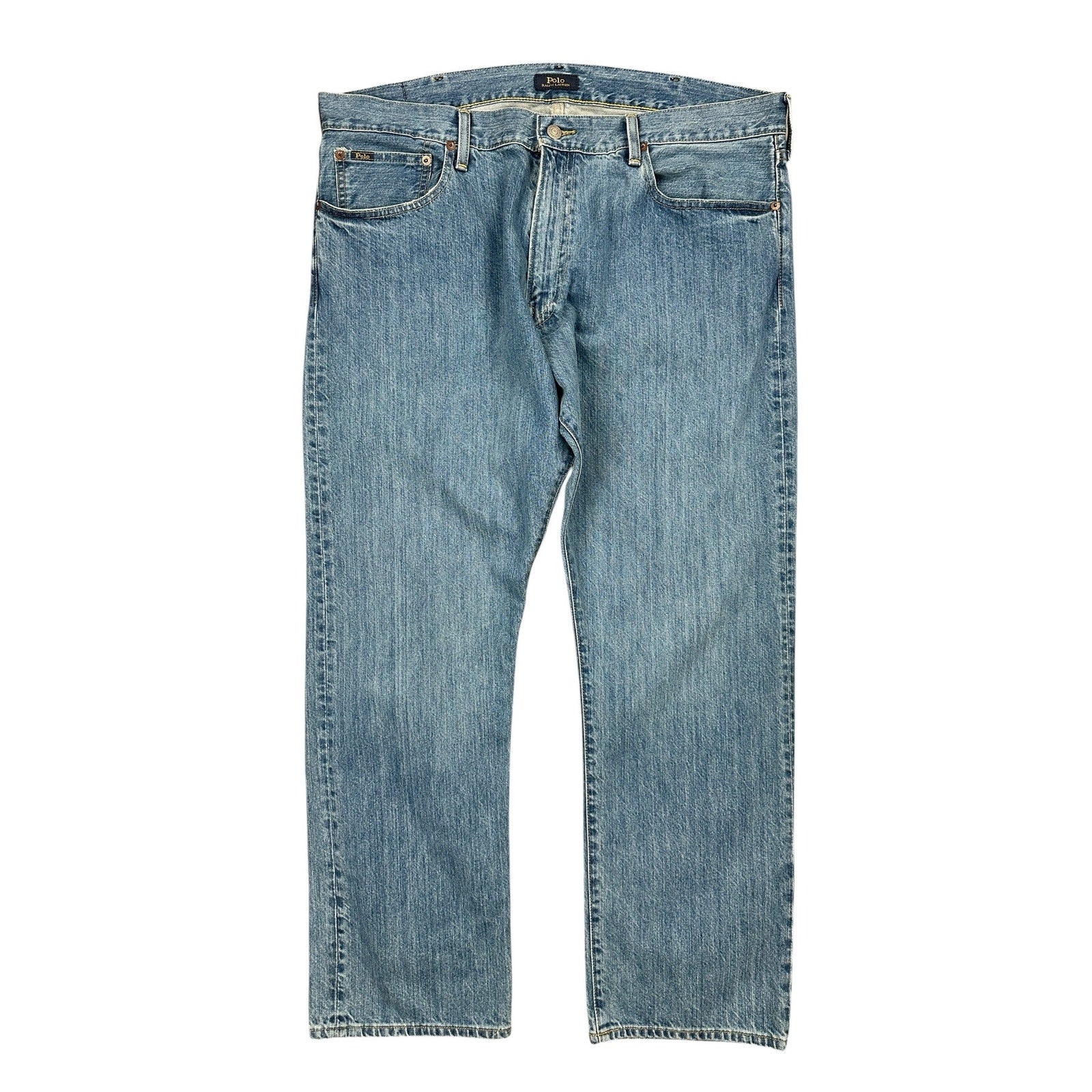 Polo Ralph Lauren Hampton Relaxed Straight Jeans in Blue — Size 38x30 // Preowned