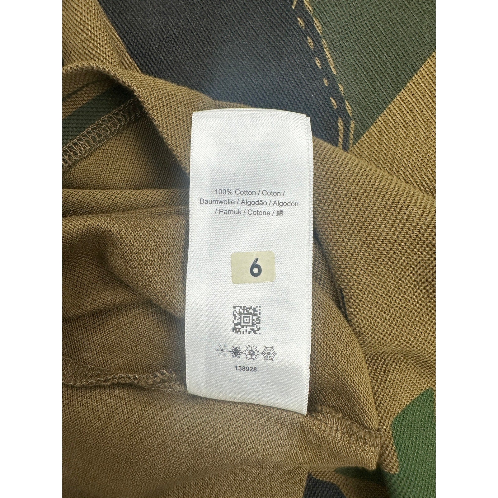 Fred Perry x Arktis Limited Edition Arktis Pique Polo Shirt in Woodland Camo — Size Large