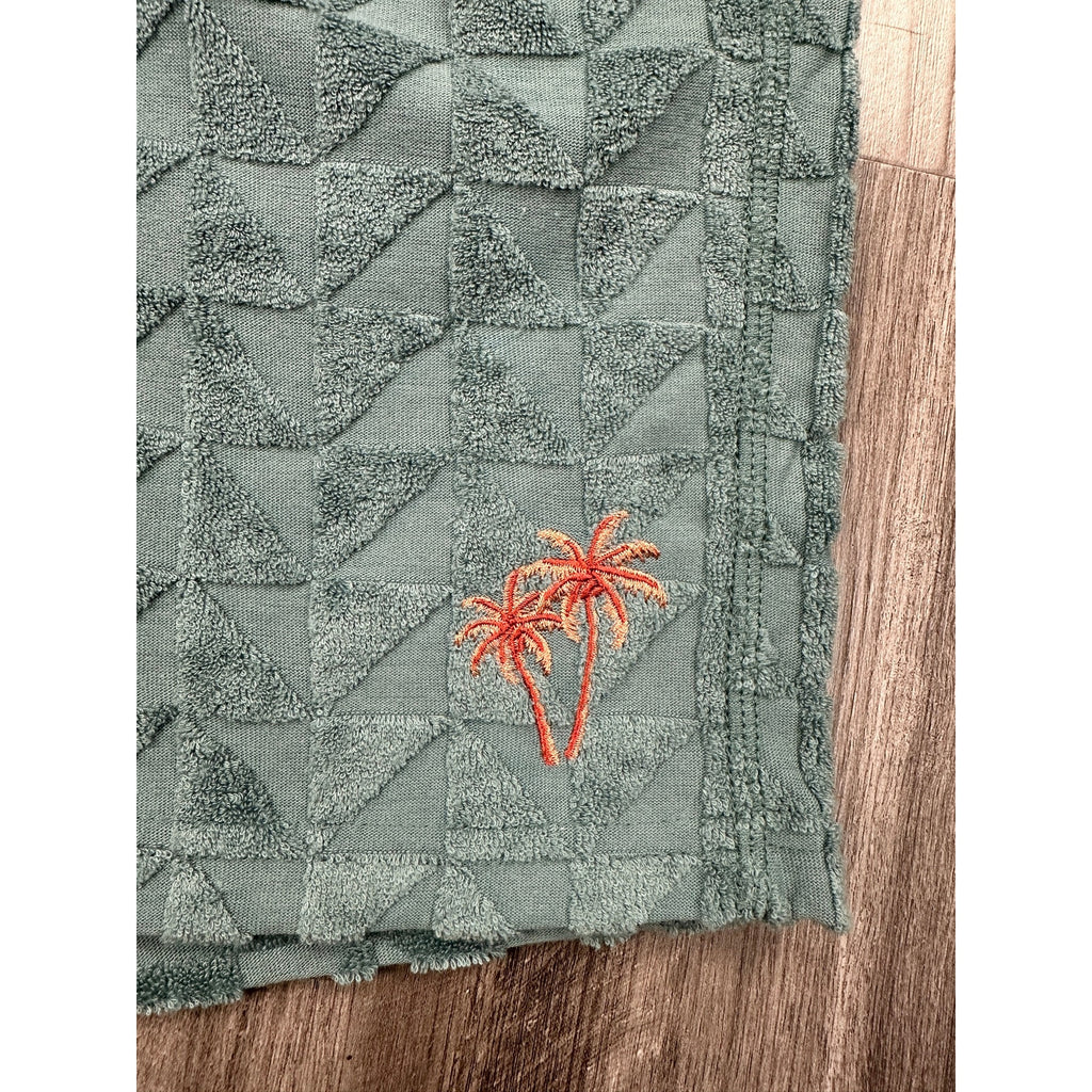 Marine Layer Towel Terry 6" Shorts in North Atlantic Green — Size Large