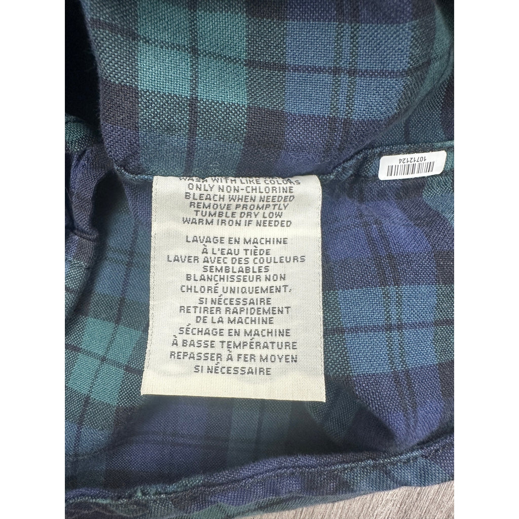 Ralph Lauren Denim & Supply Y2K Plaid Regular Fit Long Sleeve Button Down Shirt — Size XL // Preowned