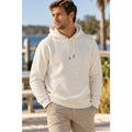 Psycho Bunny Kendrick Textured Pullover Hoodie — Size Large