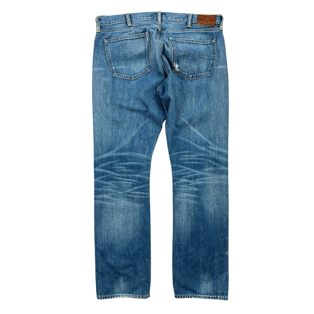 Polo Ralph Lauren Slim Straight Fit Jeans in Blue — Size 38x32 // Preowned